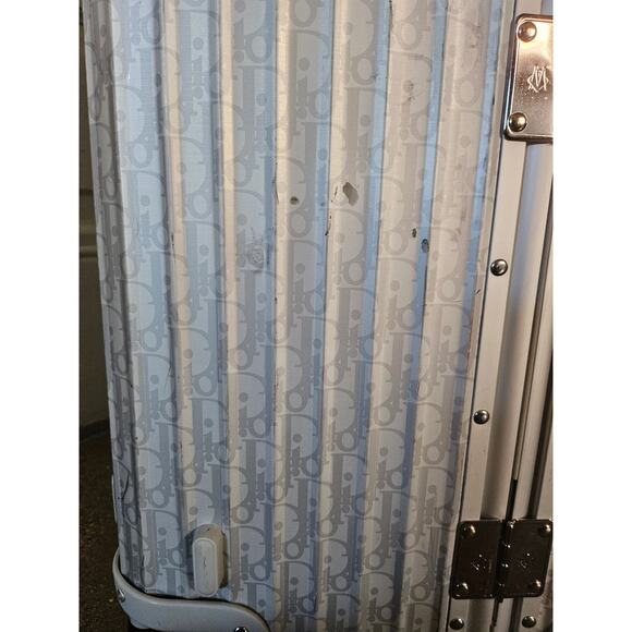 Dior x Rimowa Silver Trunk Suitcase SS20 Large - Picture 9 of 15